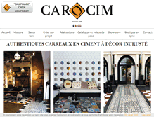 Tablet Screenshot of carocim.com